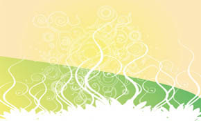 Swirly Golden Green Vector